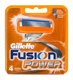 Gillette Fusion Power Ostrza wymienne, 4 szt. | voltshop.pl