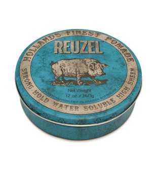 Reuzel Blue Strong Hold High Sheen Pomada do włosów, 340 g | voltshop.pl