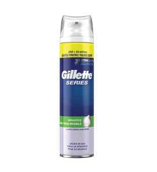 Gillette Series Sensitive Shaving Foam Pianka do golenia dla skóry wrażliwej, 300ml | voltshop.pl