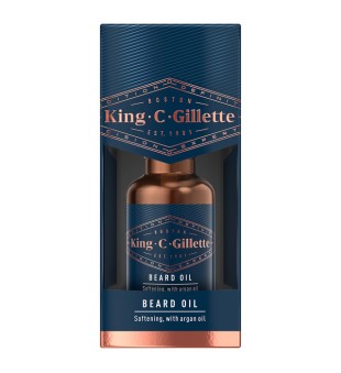 Gillette King C Beard Oil Zmiękczający olejek do brody, 30ml | voltshop.pl