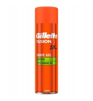 Gillette Fusion Sensitive Shave Gel Żel do golenia, 200ml | voltshop.pl