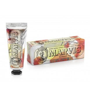 Marvis Blossom Tea Toothpaste Pasta do zębów o smaku herbaty czarnej, kwiatowej i mięty, 25 ml | voltshop.pl