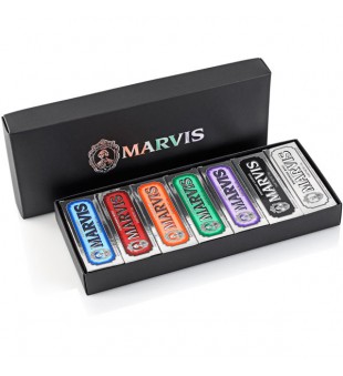 Marvis Luxury Black Zestaw prezentowy, 7x25 ml | voltshop.pl