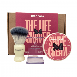 The Life Shaver Czarny Granat Zestaw upominkowy do golenia, 1szt