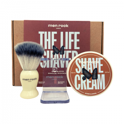 The Life Shaver Sandalwood Zestaw upominkowy do golenia, 1szt