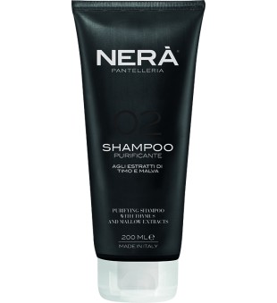 NERA 02 Purifying Shampoo With Thymus & Mallow Extracts Szampon oczyszczający z ekstraktem z grasicy i malwy, 200 ml | voltshop.pl