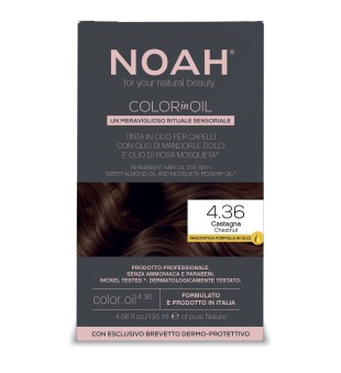 Noah Color In Oil 4.36 Olejkowa farba do włosów, 135ml | voltshop.pl